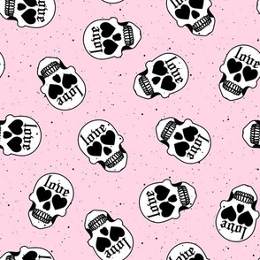 Punk Love Skull Pink Valentines