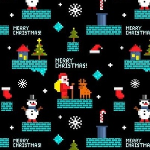 Pixel Christmas game