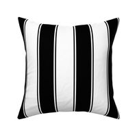 Fat Stripes Cabana in Black and White