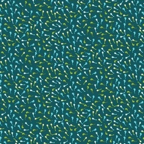 Fireworks Confettis blue-green 