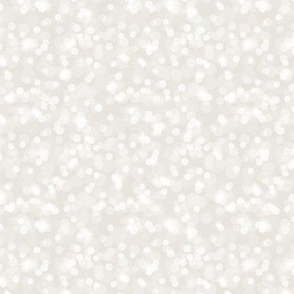Small Sparkly Bokeh Pattern - White Dove Color