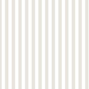 Vertical Bengal Stripe Pattern - White Dove and White