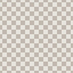 Checker Pattern - White Dove and Silver Dollar