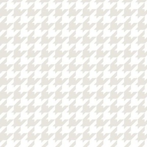 Houndstooth Pattern - White Dove and White