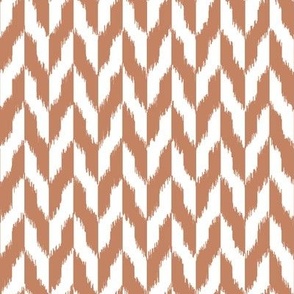 Geo Ikat Terracotta Small