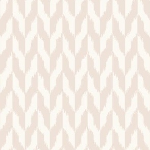 Geo Ikat Creamy Small