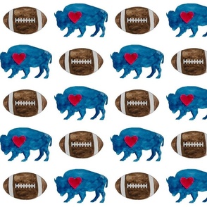 Buffalo Mascot Football - Large
