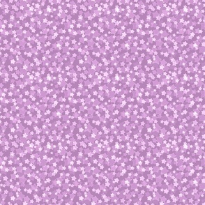 Small Starry Bokeh Pattern - Dusty Lilac Color