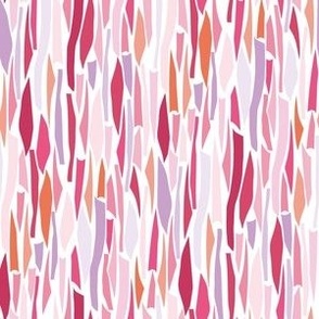 Abstract Geometric Stripe in Pink, Purple, Peach