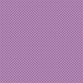 Micro Polka Dot Pattern - Dusty Lilac and Charcoal