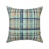 Blue Plaid Weave  -small