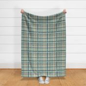 Blue Plaid Weave  -small