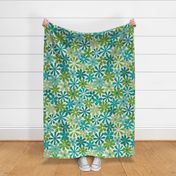 Marianne Mod Flower (Aqua Green) Large