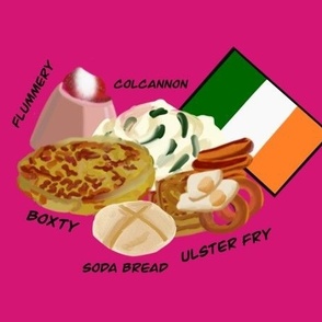 Irish Foods Hot Pink Large