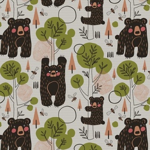 Bears and Bees - Large