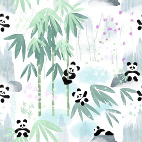 Happy Little Pandas