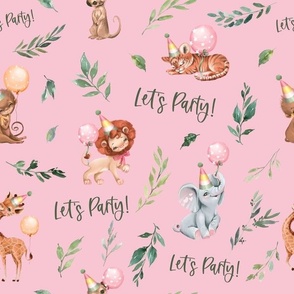 safari lets party pink