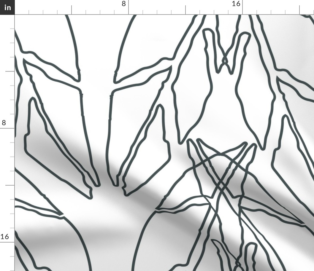 Large Leaf Outline 