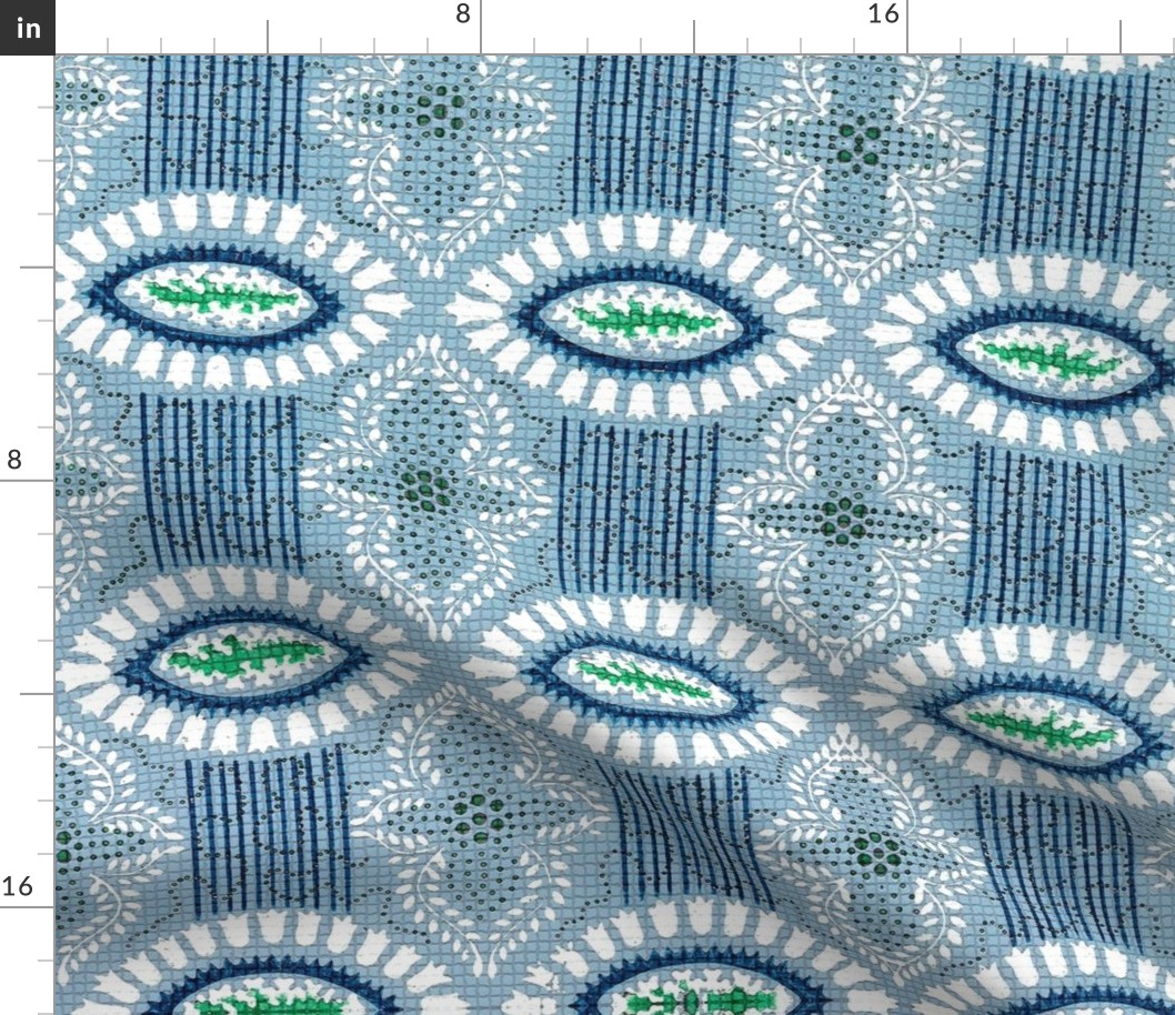 Third Eye Morrocan Mosaic Blue Green