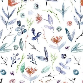 Spring meadow - watercolor florals p178-13