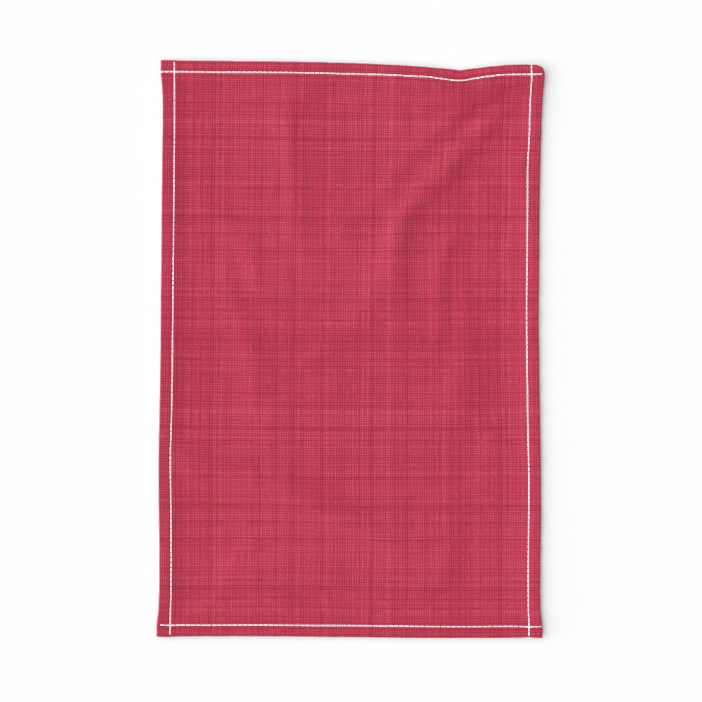 Classic Gingham Checks Plaid Natural Hemp Grasscloth Woven Texture Classy Elegant Simple Pink Blender Jewel Tones Autumn Viva Magenta Pink CelebrateVivaMagentaCOY2023 BE3455 Dynamic Modern Abstract Geometric