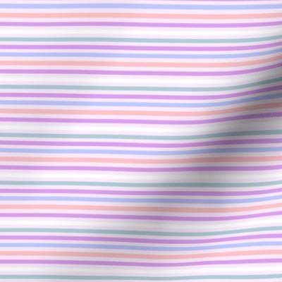 MINI pastel stripe fabric - easter fabric