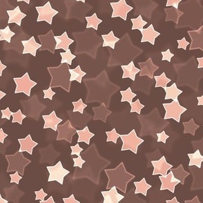 Starry Bokeh Pattern - Nutmeg Color