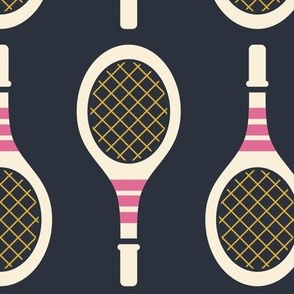 Tennis rackets, dark / 0297