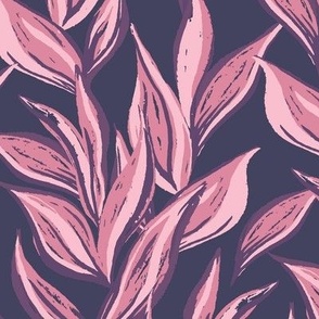 Cordylines - Navy and Pink