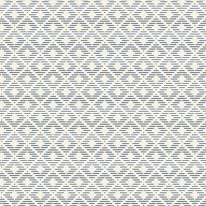 Quill Diamond light: Chambray Blue & Antique White  Geometric, Lodge, American Indian, Cabin, Southwest