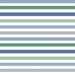 MEDIUM easter stripes - blue and green stripes, boys stripes