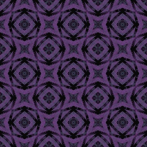 Goth Colors: Purple Geometry - SMALL