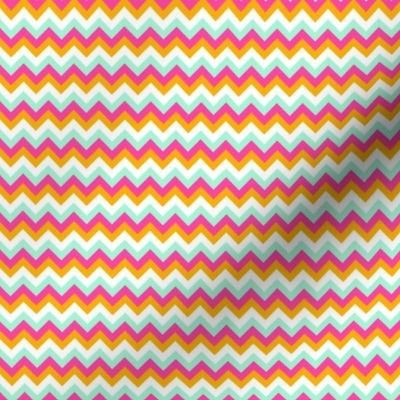 small colorful zigzag chevron