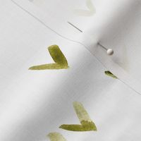 Khaki minimalistic vibes - watercolor check marks - minimal scandi monochrome abstract a028-1
