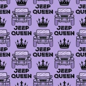Small Purple Jeep Queen