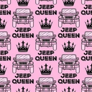 Smaller Pink Jeep Queen