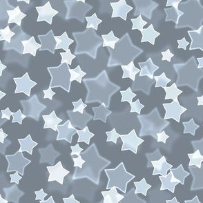 Starry Bokeh Pattern - Faded Denim Color