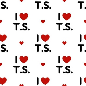 I Love TS   Valentine Hearts  