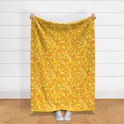 Large Sparkly Bokeh Pattern - Radiant Yellow Color