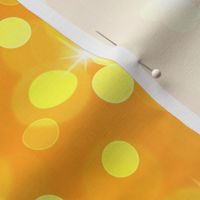 Large Sparkly Bokeh Pattern - Radiant Yellow Color