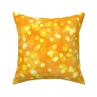 Large Sparkly Bokeh Pattern - Radiant Yellow Color