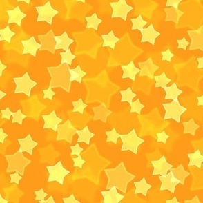 Starry Bokeh Pattern - Radiant Yellow Color