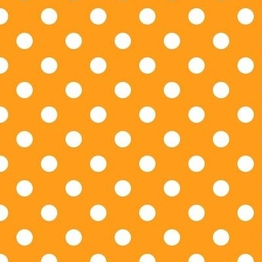 Polka Dot Pattern - Radiant Yellow and White