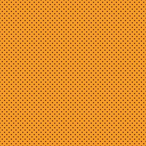 Micro Polka Dot Pattern - Radiant Yellow and Black
