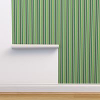 Shades of Green Fun, Colorful, Graphic Stripes