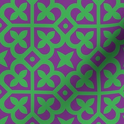 Geometric Pattern: Fleur-de-lis: Iris