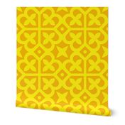 Geometric Pattern: Fleur-de-lis: Sunshine Light