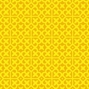 Geometric Pattern: Fleur-de-lis: Sunshine Light
