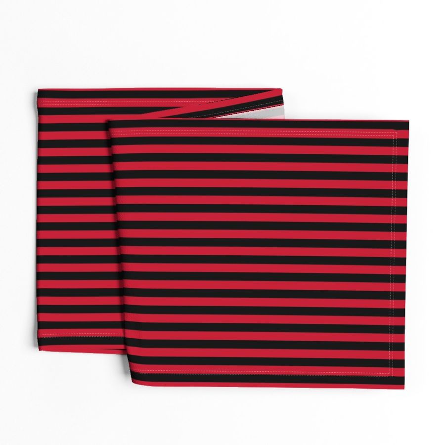 black and red 1/2 inch stripe