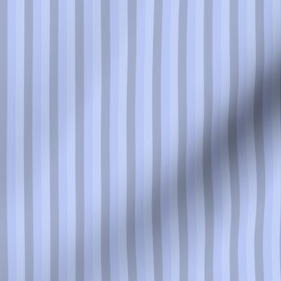 Quarter Inch - Pastel Blue-Grey Winter Stripes